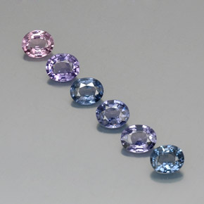 Achetez naturel ct multicolore spinelle gems, coupe ovale, en provenance tanzanie chez gemselect. en stock, livraison internationale!