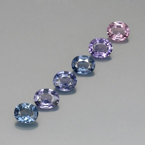 Achetez naturel ct multicolore spinelle gems, coupe ovale, en provenance tanzanie chez gemselect. en stock, livraison internationale!