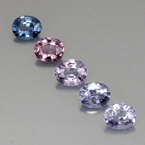 Achetez naturel ct multicolore spinelle gems, coupe ovale, en provenance tanzanie chez gemselect. en stock, livraison internationale!