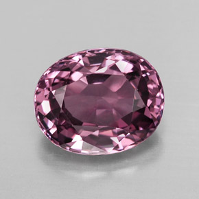 Spinelle violet naturelle coupe ovale, 1,94 ct, VS