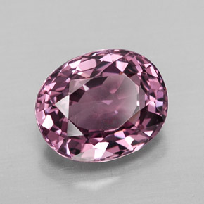 Spinelle violet naturelle coupe ovale, 1,94 ct, VS