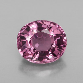 Spinelle violet naturelle coupe ovale, 1,73 ct, VS