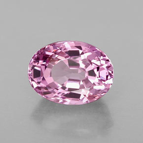 Spinelle rose naturelle coupe ovale, 1,70 ct, VS
