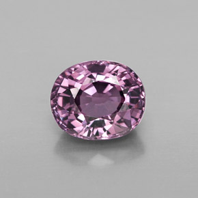 Spinelle violet naturelle coupe ovale, 1,97 ct, VS