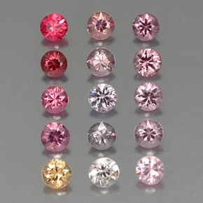Achetez naturel ct multicolore spinelle gems, coupe roude, en provenance myanmar (birmanie) chez gemselect. en stock, livraison internationale!