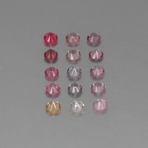 Achetez naturel ct multicolore spinelle gems, coupe roude, en provenance myanmar (birmanie) chez gemselect. en stock, livraison internationale!