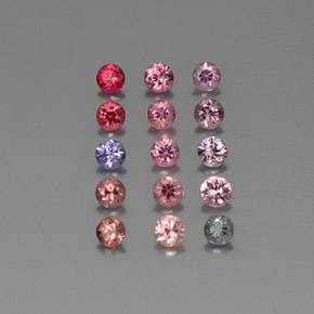 Achetez naturel ct multicolore spinelle gems, coupe roude, en provenance myanmar (birmanie) chez gemselect. en stock, livraison internationale!