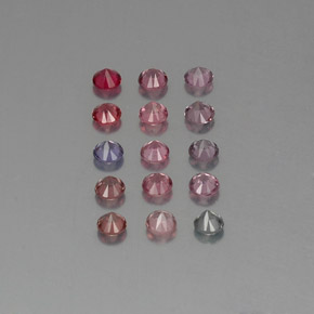 Achetez naturel ct multicolore spinelle gems, coupe roude, en provenance myanmar (birmanie) chez gemselect. en stock, livraison internationale!