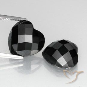 13.56ctw Naturel Noire Spinelle, Cœur, Opaque