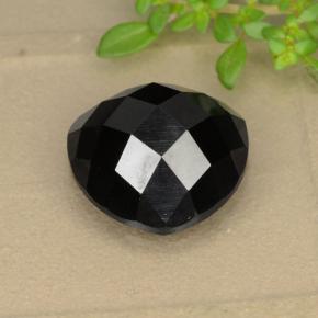 Spinelle Noire naturelle Trillion, 11.04 ct, Opaque