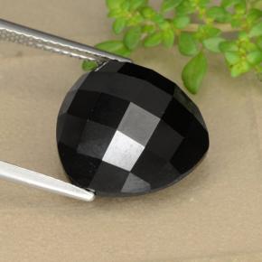Spinelle Noire naturelle Trillion, 11.04 ct, Opaque