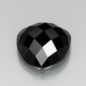 Spinelle noir naturelle trillion, 11,40 ct, opaque