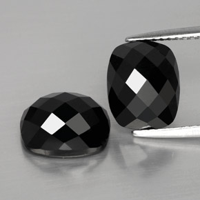 Achetez naturel ct noir spinelle gems, coupe coussin, en provenance thaïlande chez gemselect. en stock, livraison internationale!