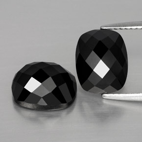 Achetez naturel ct noir spinelle gems, coupe coussin, en provenance thaïlande chez gemselect. en stock, livraison internationale!