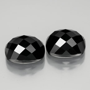 Achetez naturel 7,82ct noir spinelle gems, coupe coussin, en provenance thaïlande chez gemselect. en stock, livraison internationale!