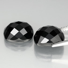 Achetez naturel 8,11ct noir spinelle gems, coupe coussin, en provenance thaïlande chez gemselect. en stock, livraison internationale!