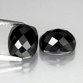Achetez naturel ct noir spinelle gems, coupe coussin, en provenance thaïlande chez gemselect. en stock, livraison internationale!