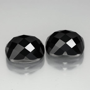 Achetez naturel 7,86ct noir spinelle gems, coupe coussin, en provenance thaïlande chez gemselect. en stock, livraison internationale!