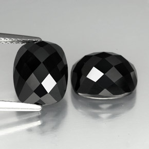 Achetez naturel ct noir spinelle gems, coupe coussin, en provenance thaïlande chez gemselect. en stock, livraison internationale!