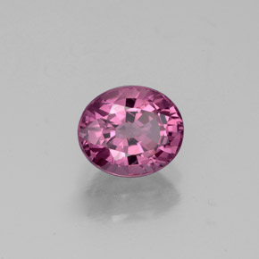 Spinelle rose naturelle coupe ovale, 1,50 ct, VS-SI