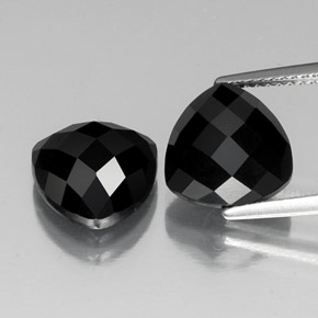 Achetez naturel ct noir spinelle gems, trillion, en provenance thaïlande chez gemselect. en stock, livraison internationale!