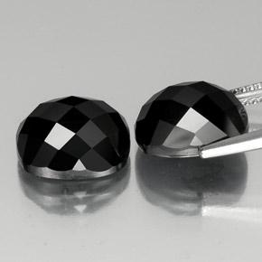 Achetez naturel 15,09ct noir spinelle gems, coupe coussin, en provenance thaïlande chez gemselect. en stock, livraison internationale!