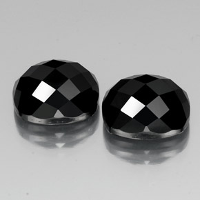Achetez naturel 15,01ct noir spinelle gems, coupe coussin, en provenance thaïlande chez gemselect. en stock, livraison internationale!