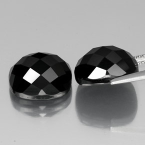 Achetez naturel 15,01ct noir spinelle gems, coupe coussin, en provenance thaïlande chez gemselect. en stock, livraison internationale!