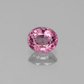 Spinelle rose naturelle coupe ovale, 0,56 ct, VVS-VS