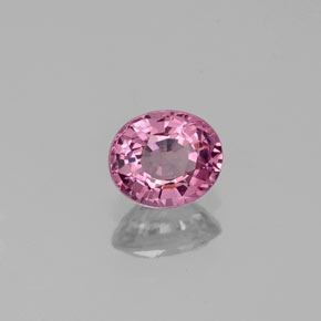 Spinelle rose naturelle coupe ovale, 0,56 ct, VVS-VS