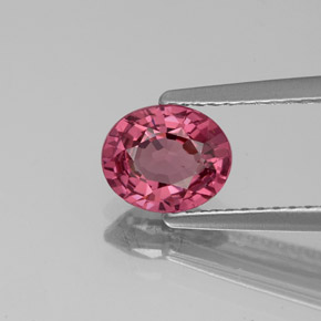 Spinelle rose naturelle coupe ovale, 1,03 ct, VS