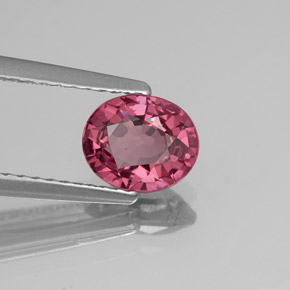 Spinelle rose naturelle coupe ovale, 1,03 ct, VS