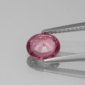 Spinelle rose naturelle coupe ovale, 1,03 ct, VS