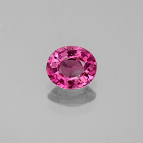 Spinelle violet naturelle coupe ovale, 0,74 ct, VS-SI
