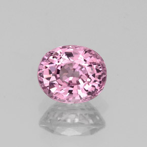 Spinelle rose naturelle coupe ovale, 0,98 ct, VS-SI