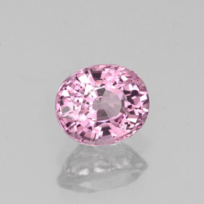 Spinelle rose naturelle coupe ovale, 0,98 ct, VS-SI