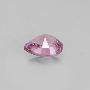 Spinelle rose naturelle en forme de poire, 0,56 ct, VS