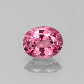Spinelle rose naturelle coupe ovale, 0,73 ct, VS