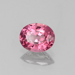Spinelle rose naturelle coupe ovale, 0,73 ct, VS