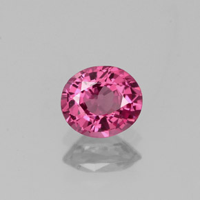 Spinelle rose naturelle coupe ovale, 0,56 ct, VVS-VS
