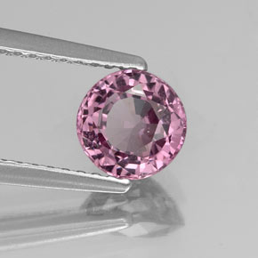 Spinelle violet naturelle coupe roude, 1,10 ct, VS
