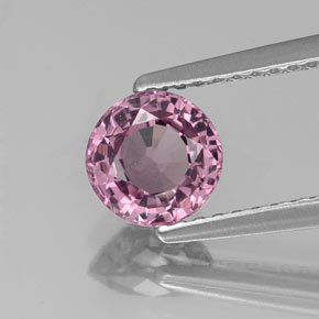 Spinelle violet naturelle coupe roude, 1,10 ct, VS