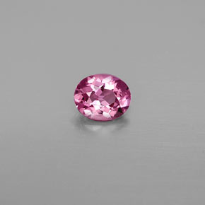 Spinelle rose naturelle coupe ovale, 0,64 ct, VVS