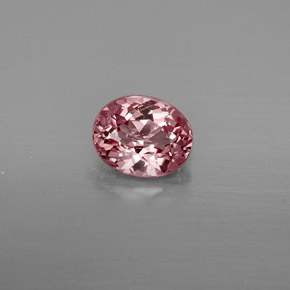 Spinelle rose naturelle coupe ovale, 1,27 ct, VS-SI