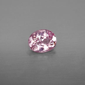 Spinelle rose naturelle coupe ovale, 1,02 ct, VS