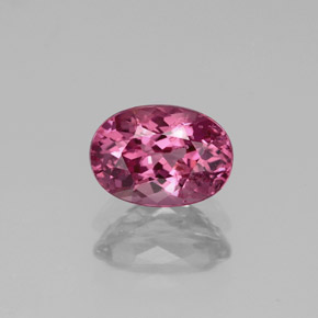 Spinelle rose naturelle coupe ovale, 1,21 ct, VS-SI