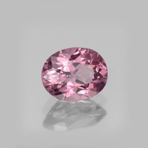 Spinelle rose naturelle coupe ovale, 1,22 ct, VS