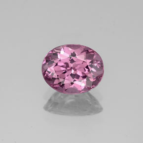 Spinelle rose naturelle coupe ovale, 1,21 ct, VVS