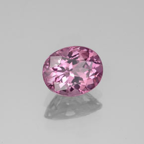 Spinelle rose naturelle coupe ovale, 1,21 ct, VVS