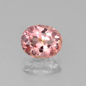 Spinelle rose naturelle coupe ovale, 1,34 ct, VS-SI
